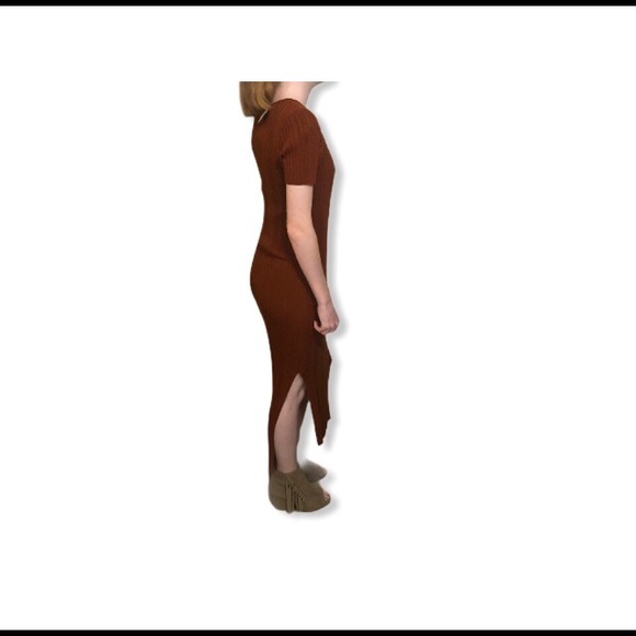 SOLD NWT Naked Cashmere Ribbed fitted cotton maxi - Picture 3 of 4